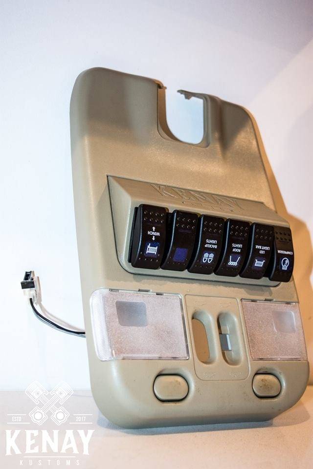 Nissan Patrol GU Sunglass Switch Panel Kenay Kustoms