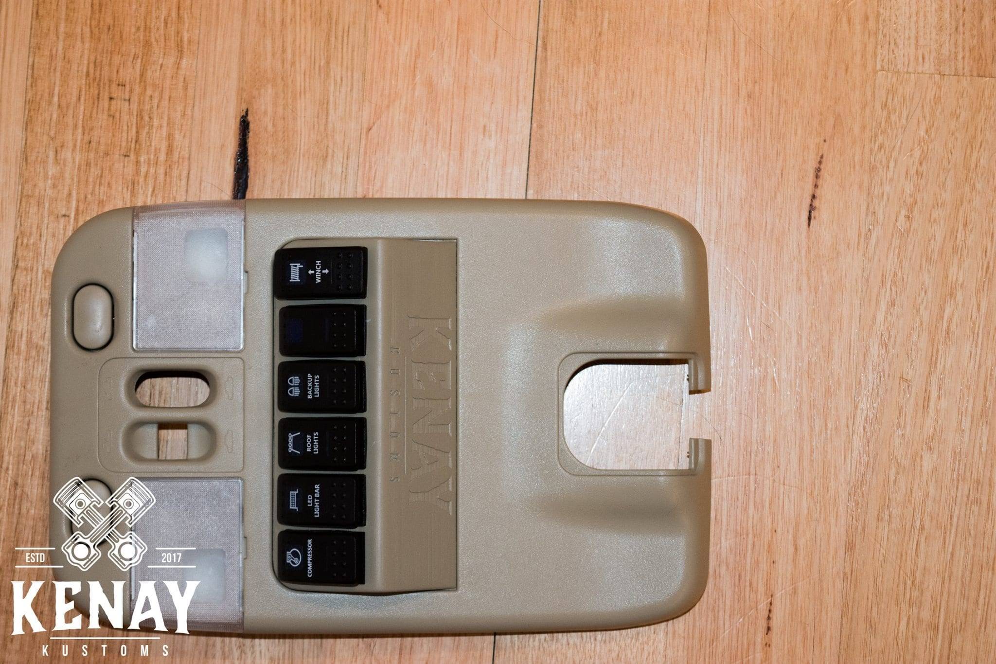 Nissan Patrol GU Sunglass Switch Panel Kenay Kustoms